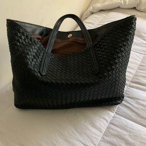 🌸WOMAN WEAVING LEATHER HANDBAG/TOTE